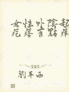 女性外阴起了小疙瘩有点痒怎么回事