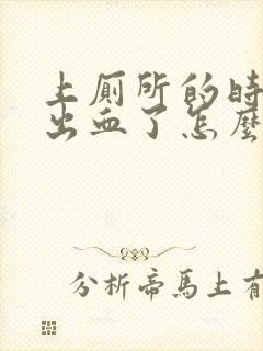 上厕所的时候拉出血了怎么办