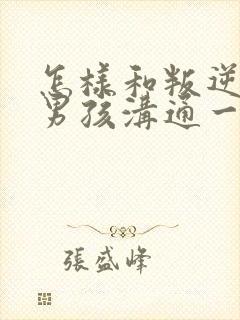 怎样和叛逆期的男孩沟通一起走过封面