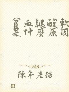 贫血腿酸软无力是什么原因封面