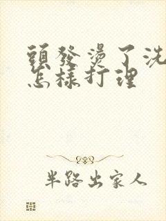 头发烫了洗完头怎样打理