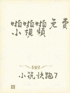 啪啪啪免费网站小视频封面