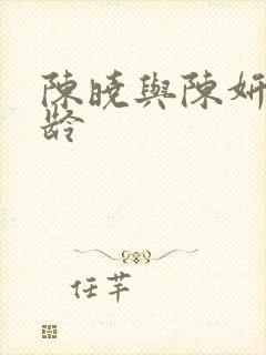 陈晓与陈妍希年龄封面