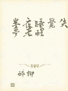 半夜睡觉失眠多梦老醒