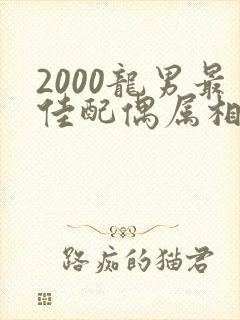 2000龙男最佳配偶属相封面