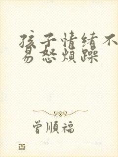 孩子情绪不稳定易怒烦躁