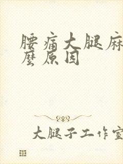 腰痛大腿麻木什么原因