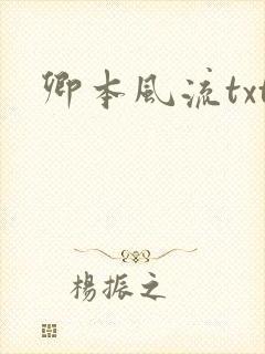 卿本风流txt