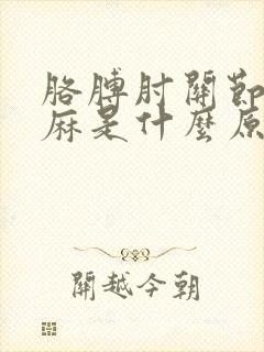 胳膊肘关节疼痛麻是什么原因