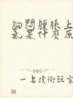 胸闷腹胀上不来气是什么原因