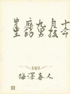 农历九月十五出生的男孩命运如何