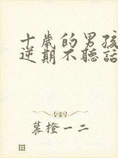 十岁的男孩子叛逆期不听话怎么办