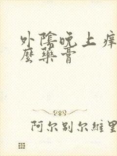 外阴晚上痒用什么药膏