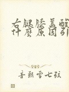 右腿膝盖酸疼是什么原因引起的封面