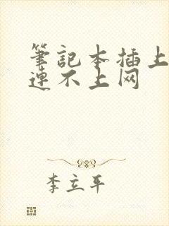 笔记本插上网线连不上网