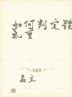 如何判定体内湿气重封面