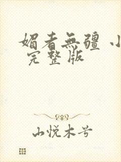 媚者无疆 小说 完整版