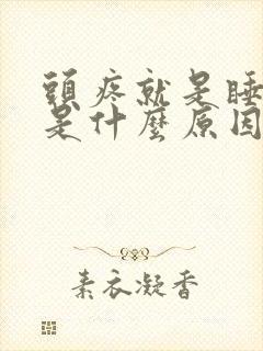 头疼就是睡不着是什么原因封面