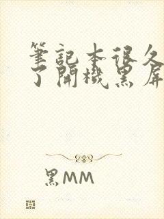 笔记本很久没用了开机黑屏