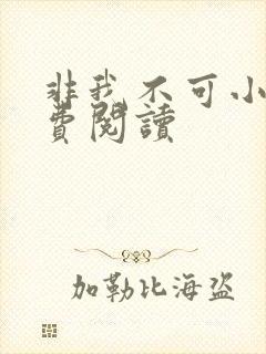 非我不可小说免费阅读