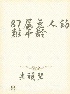 87属兔人的灾难年龄封面