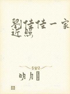 刘佳佳一家三口近照