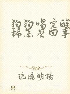 狗狗喝完酸奶拉稀怎么回事