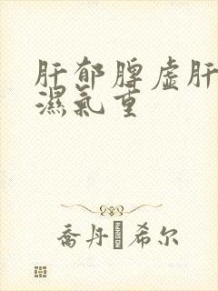 肝郁脾虚肝火大湿气重封面