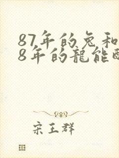 87年的兔和88年的龙能配婚吗