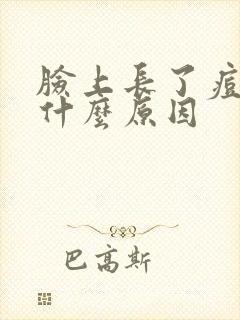 脸上长了痘痘是什么原因