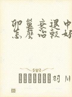 卵巢衰退中医该怎么治较好