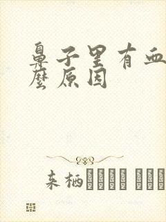 鼻子里有血是什么原因