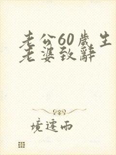 老公60岁生日老婆致辞