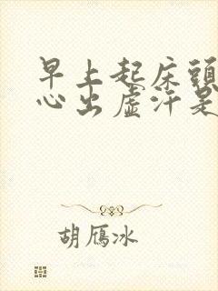 早上起床头晕恶心出虚汗是什么原因引起的封面