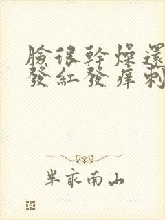 脸很干燥还脱皮发红发痒刺痛