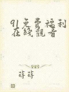 91免费福利网在线观看