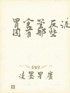 胃食管反流的病因有那些