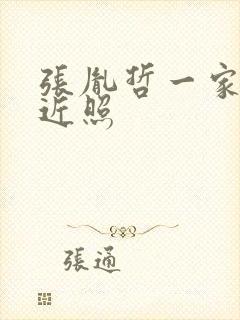 张胤哲一家三口近照