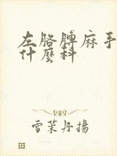 左胳膊麻手麻挂什么科