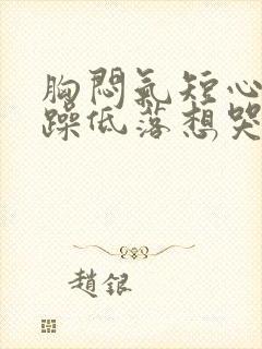 胸闷气短心情烦躁低落想哭又很压抑