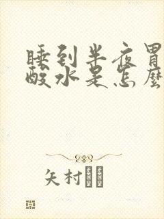 睡到半夜胃里反酸水是怎么回事封面