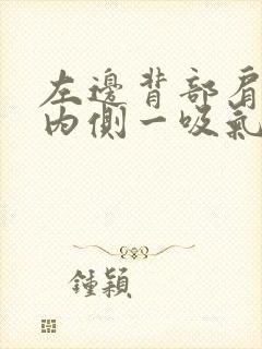 左边背部肩胛骨内侧一吸气疼