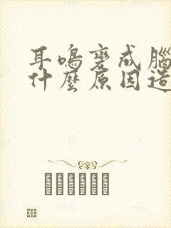 耳鸣变成脑鸣是什么原因造成的封面