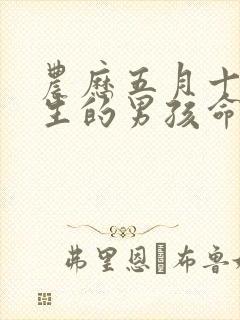 农历五月十三出生的男孩命运如何