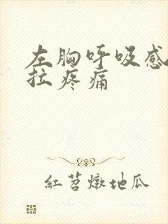 左胸呼吸感觉牵拉疼痛