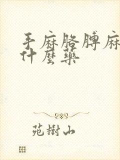 手麻胳膊麻痛吃什么药