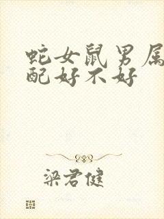 蛇女鼠男属相婚配好不好