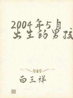 2004年5月出生的男孩命运如何