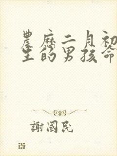 农历二月初七出生的男孩命运