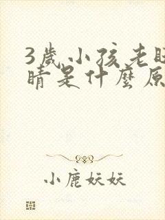 3岁小孩老眨眼睛是什么原因